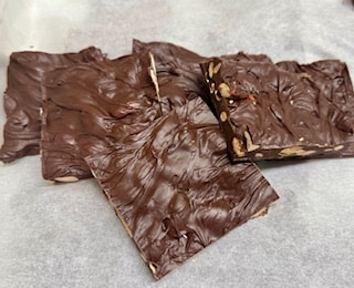 Almond Dark Chocolate Bark